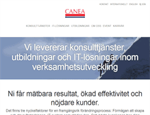 Tablet Screenshot of canea.se