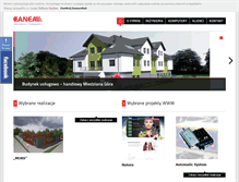 Tablet Screenshot of canea.com.pl